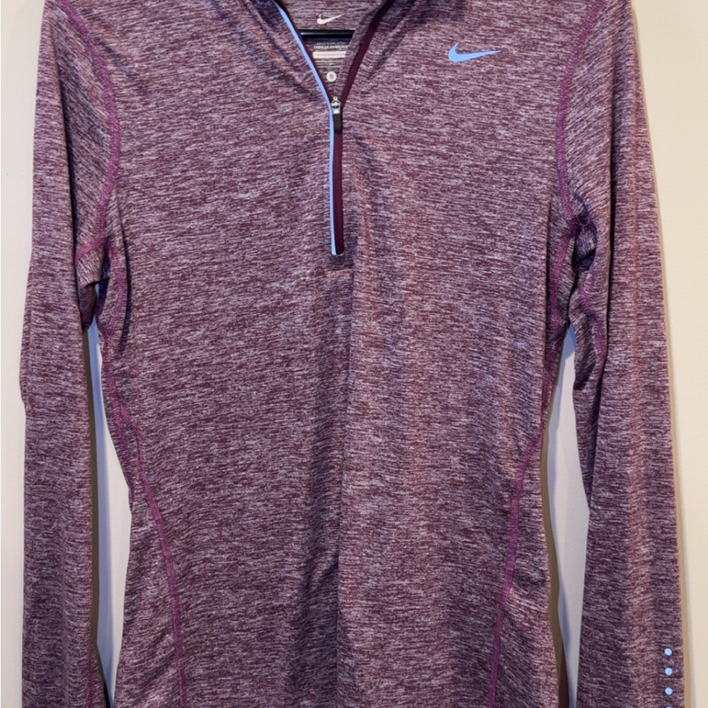 Nike Purple Long Sleeve Athletic Top